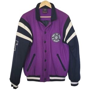 Toxic Line Design Winter Jacket Varsity